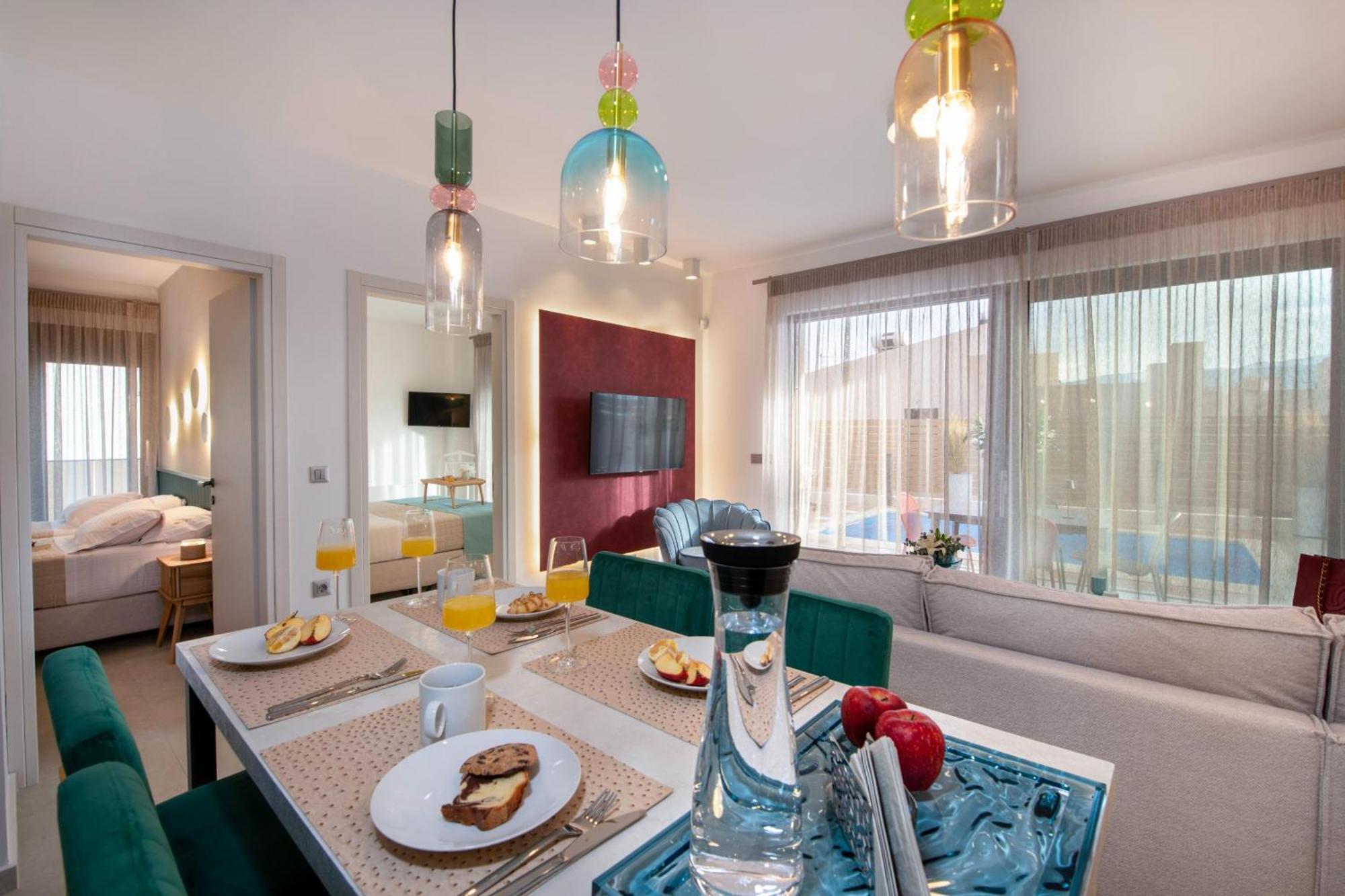 Flos Apartments Korakiaí Buitenkant foto